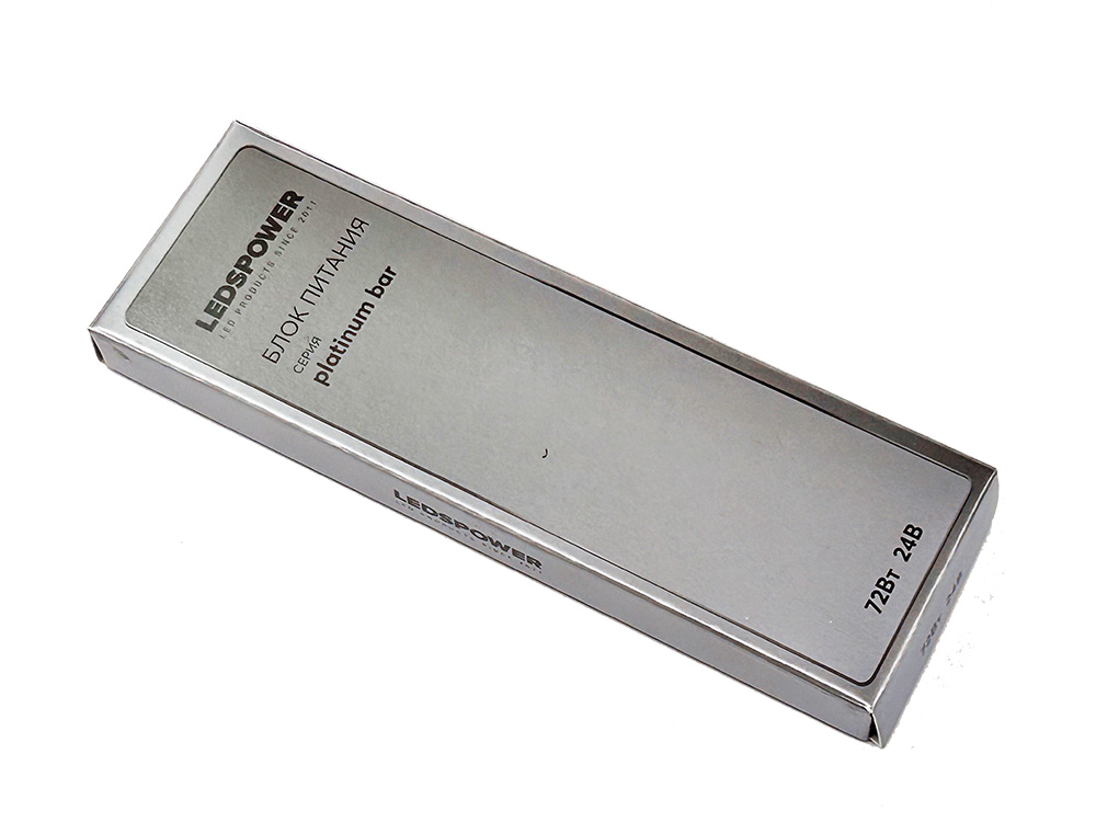 Блок питания LP-PB72W-24V 72Вт 24V IP20 3A Platinum bar