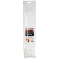 Кабельная стяжка PCT 3,6x350-100WH PA6.6 Jazzway (100 шт/уп)