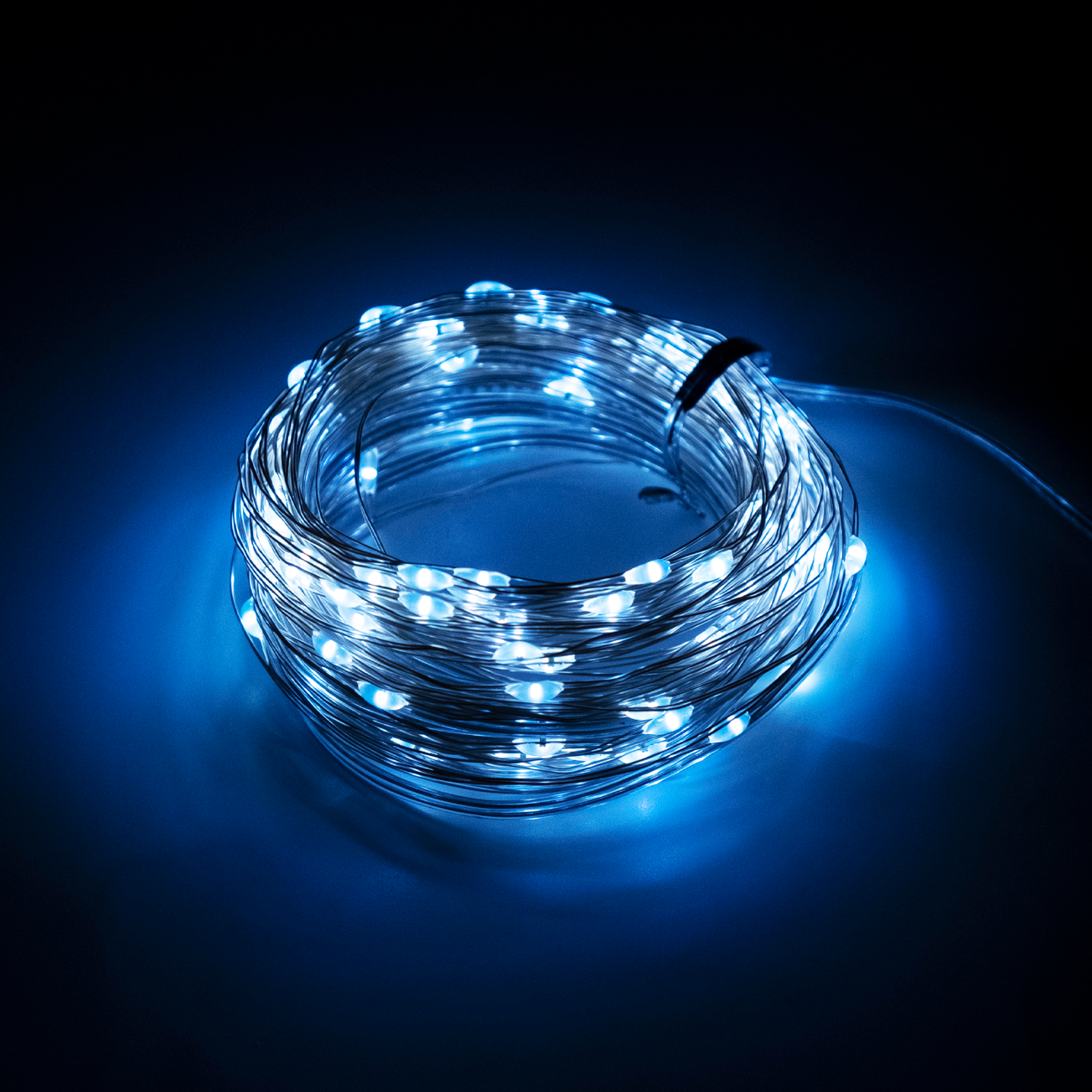 Солнечн. свет-к ФАZА SLR-G03-100W нить, хол. бел. 100 LED