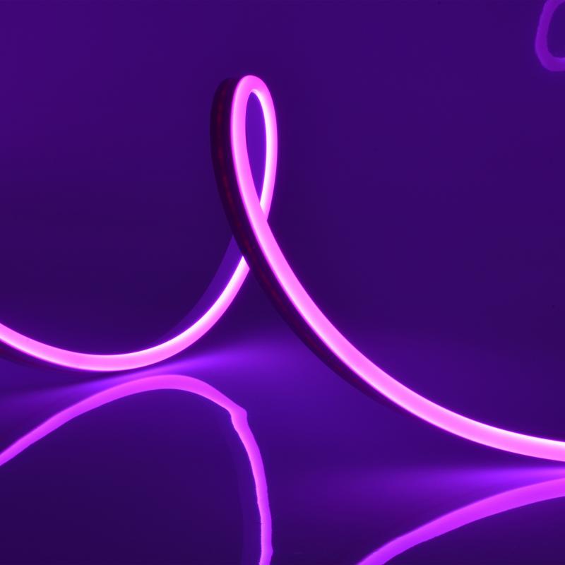 Гибкий неон ULS-N11-2835-120LED/m-8mm-IP67-DC24V-10W/m-15M-PURPLE