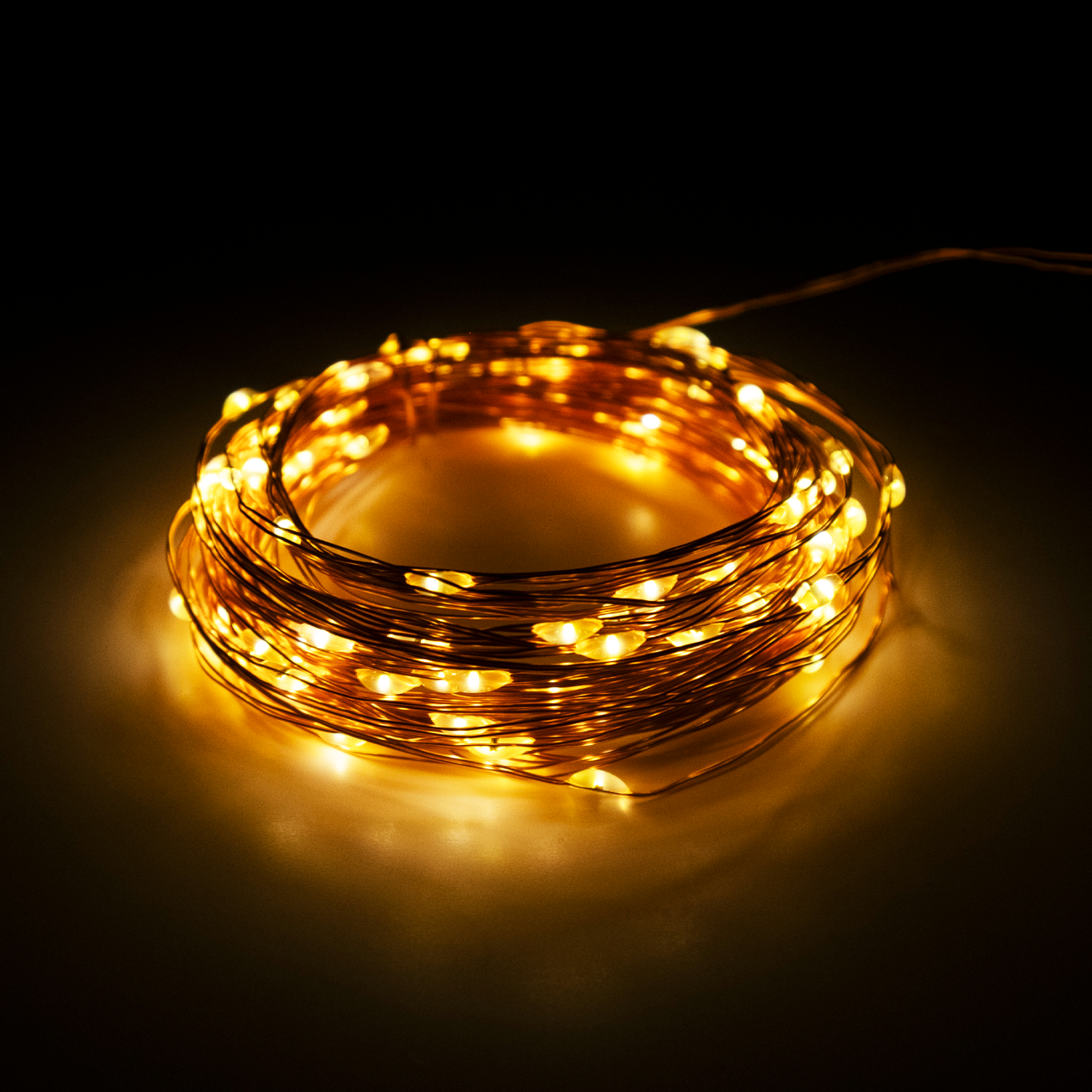 Солнечн. свет-к ФАZА SLR-G03-100Y нить, желт. 100 LED