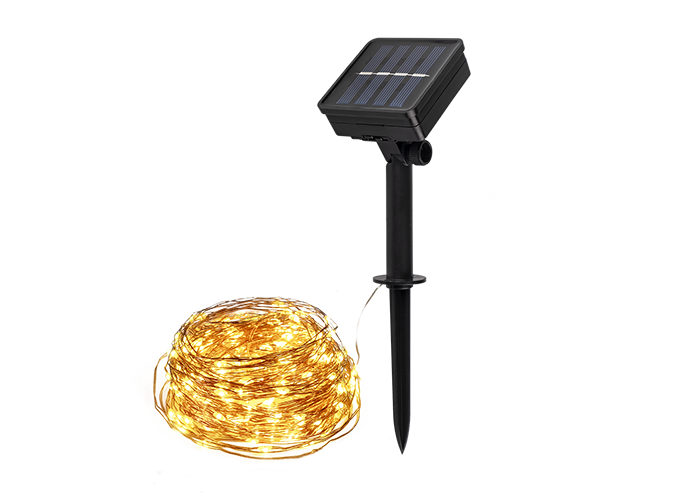 Солнечн. свет-к ФАZА SLR-G03-100Y нить, желт. 100 LED