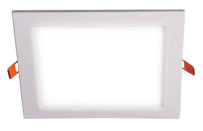 Светодиодный светильник PPL-S 12w IP40 WH 170 мм встр/квадр Jazzway