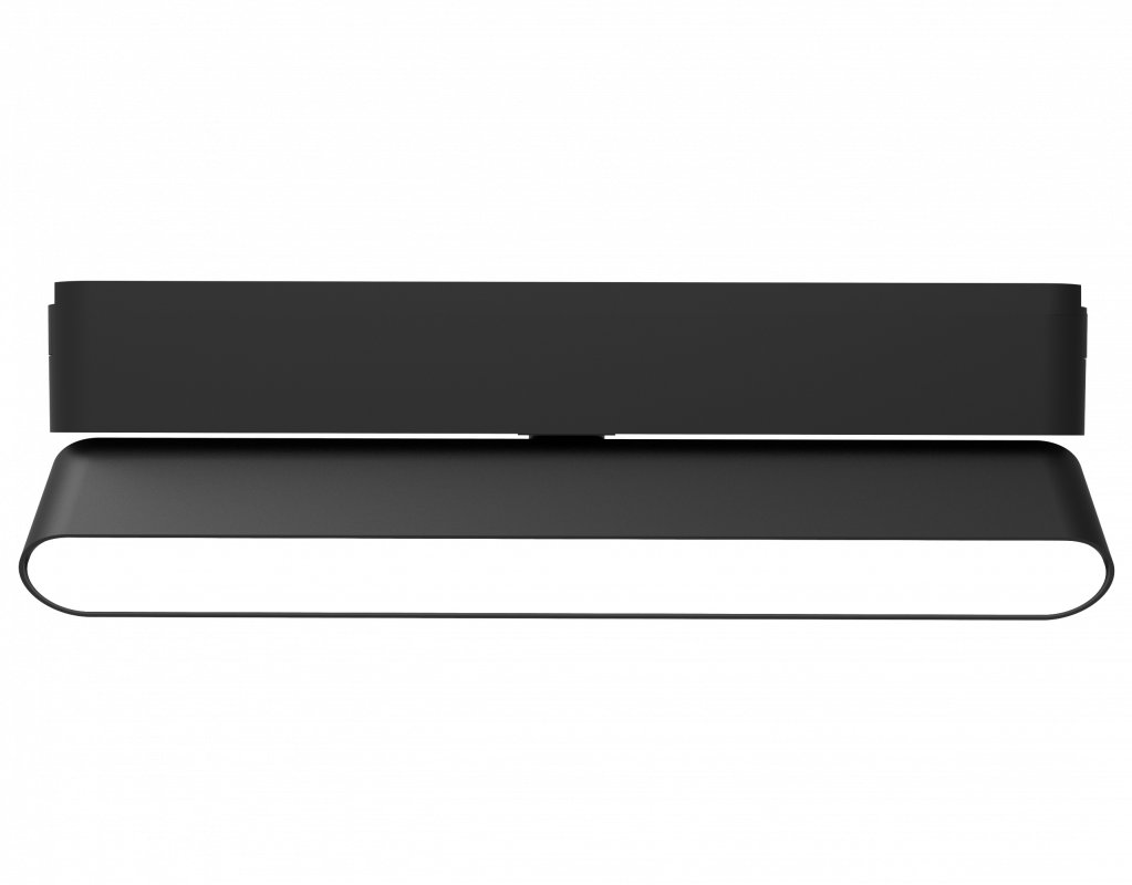 Трековый светодиодный светильник MTR16 1112R 12w 3000K frost 90° BL (чёрный) IP20 Jazzway 