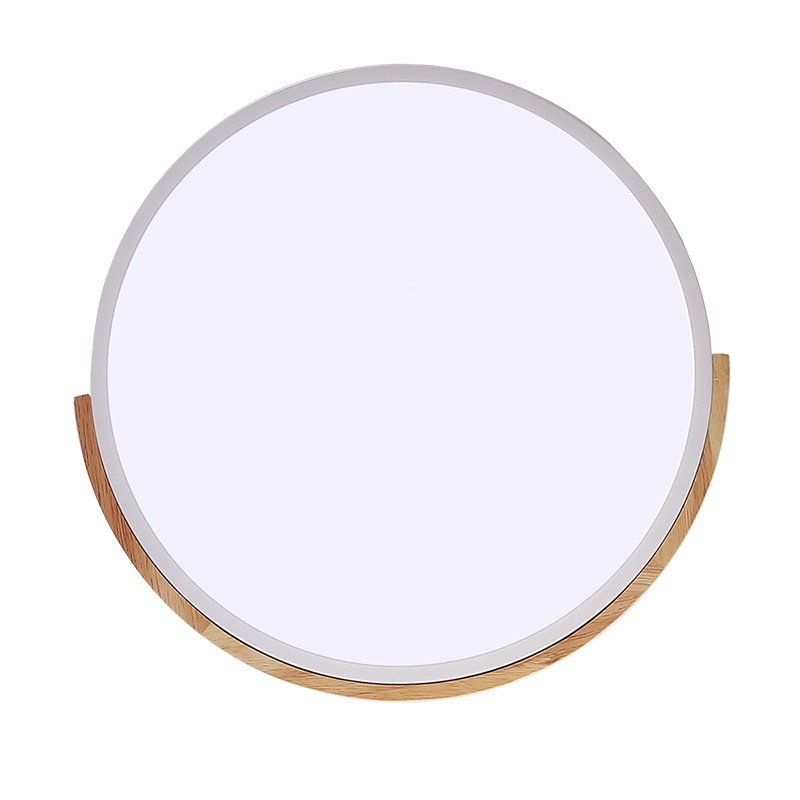 Светильник светодиодный потолочный PPB Scandic-R 72w 3000-6500K WH/W с деревянной планкой(белый) IP20