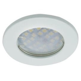DL90 MR16 Светильник белый 2шт. уп  плоский 30*80 .  FW1621EFY  Ecola