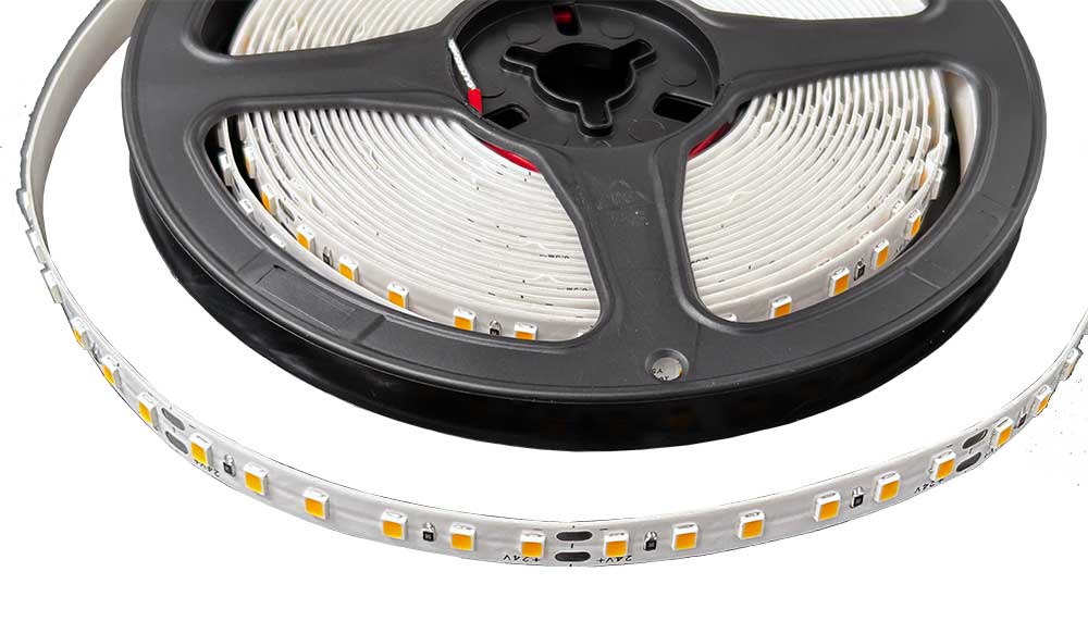 Светодиодная лента 5м LP 2835/120 W (6000-6500K) IP20 24V 10 Вт/м
