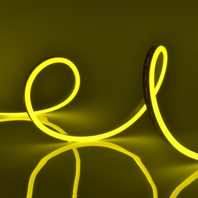Гибкий неон ULS-N11-2835-120LED/m-8mm-IP67-DC24V-10W/m-15M-YELLOW