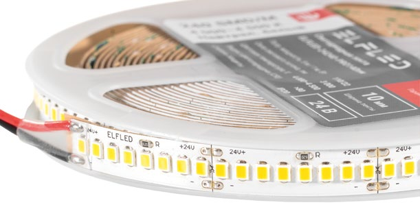 Светодиодная лента 5м PRO140 2835/240 6500-7000K 24В 10мм IP20 22 Вт/м