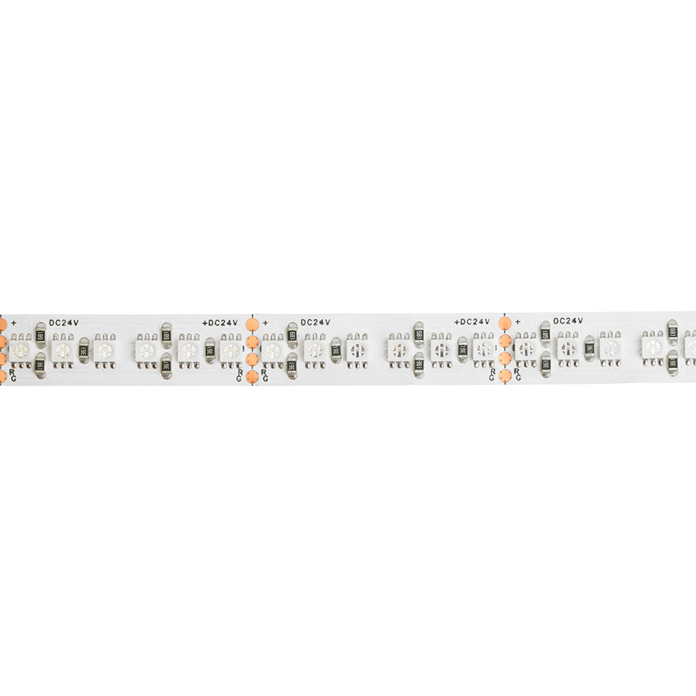 Светодиодная лента 5м, LS502 2835/180 RGB IP20 24V FERON
