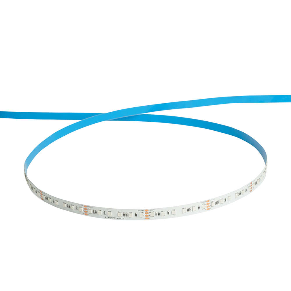 Светодиодная лента 5м, LS501 2835/120 RGB IP20 24V FERON