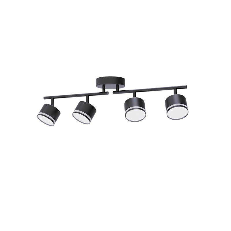Светодиодный светильник под лампу PCL 0804 4xGX53 BL 230V IP20 Jazzway