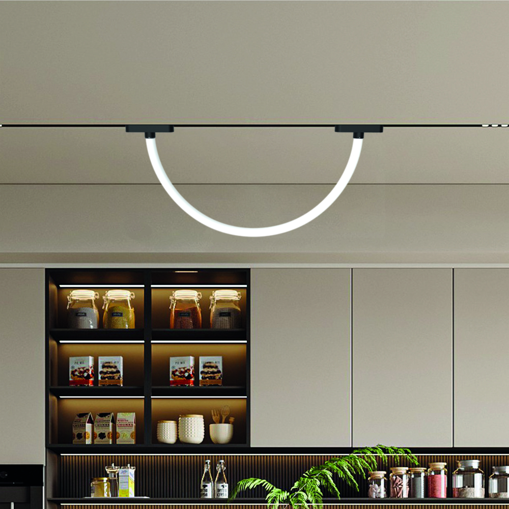 Трековый светодиодный светильник  MTR16 4018-1m 18W 4000K 360°  BL (чёрный) IP20 Jazzway 