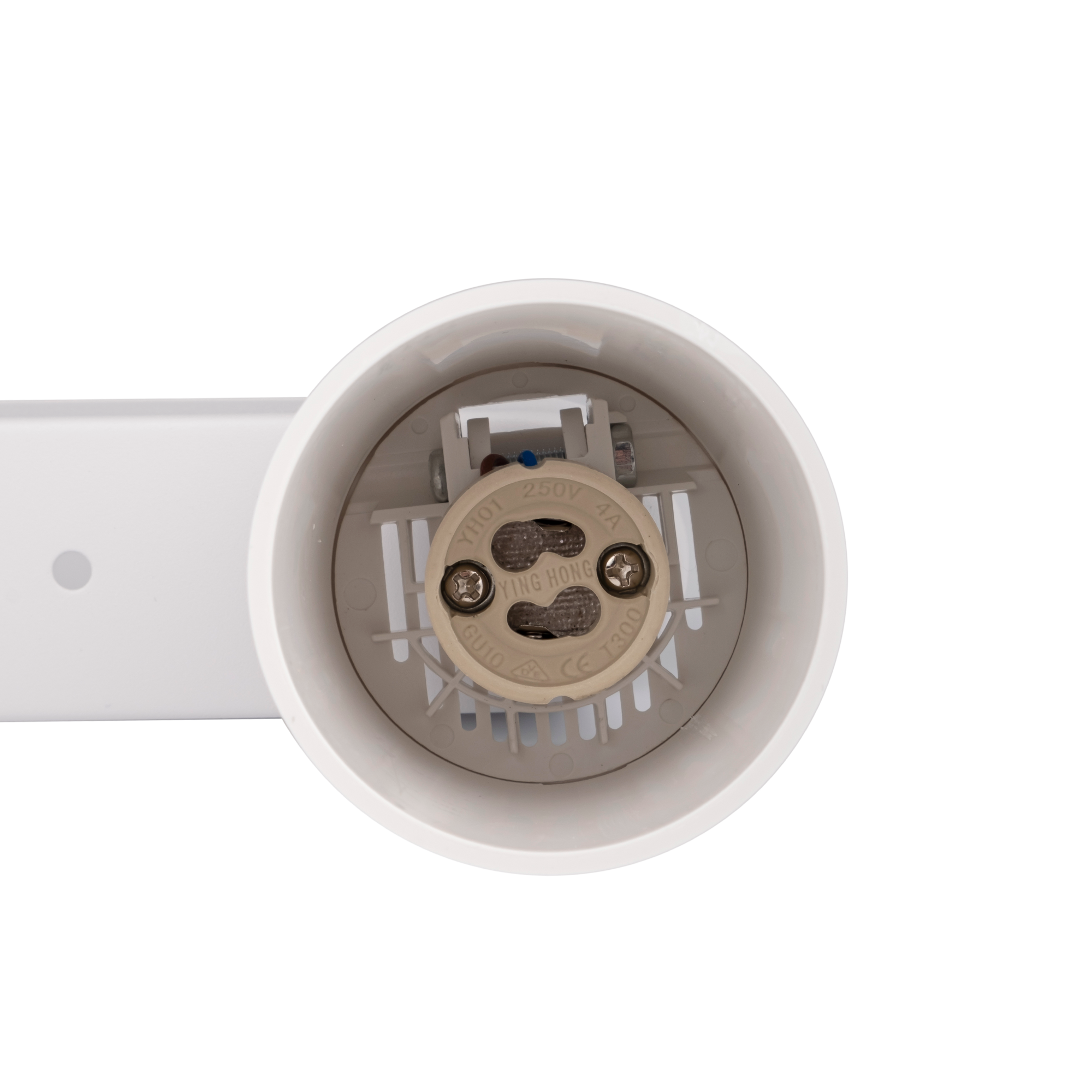 Светильник накладной PDL-R 2xGU10 WH 230V IP20 Jazzway