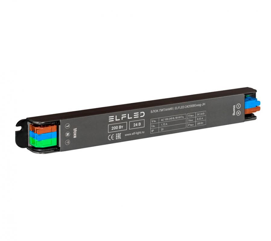 Блок питания ELF-24200BEwag-JH 200W 24V c WAG IP20 8.3A