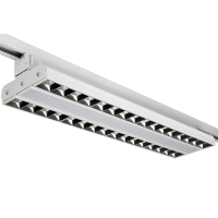 Трековый светильник светодиодный PTR 2296R 1F2S 96w 4000K 60°,120°,60°  WH (белый) 540мм IP40 Jazzway