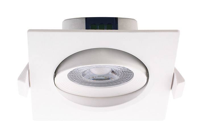 Светодиодный светильник PSP-S 9044 7W 38° квадр/поворот White IP40 Jazzway