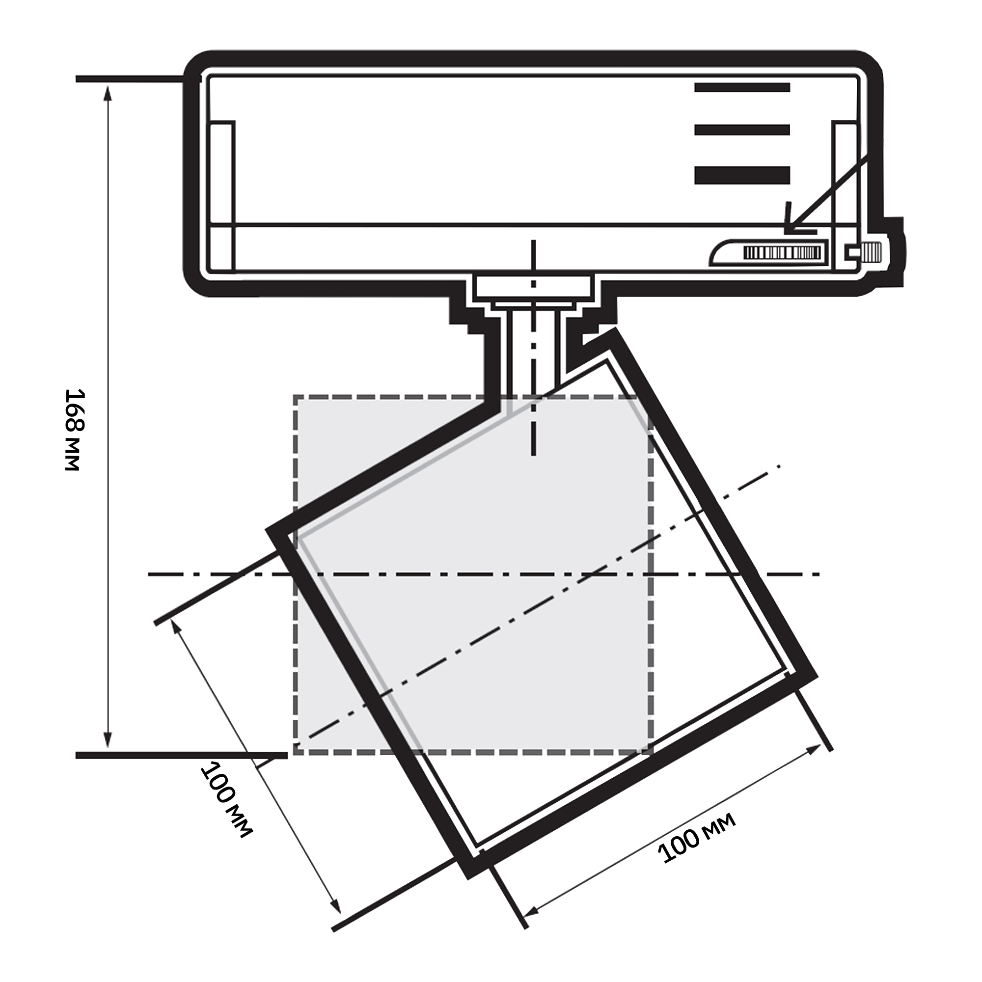 Трековый светильник 3P PTR 7030 30W 3000K 36° WH IP40 Jazzway 