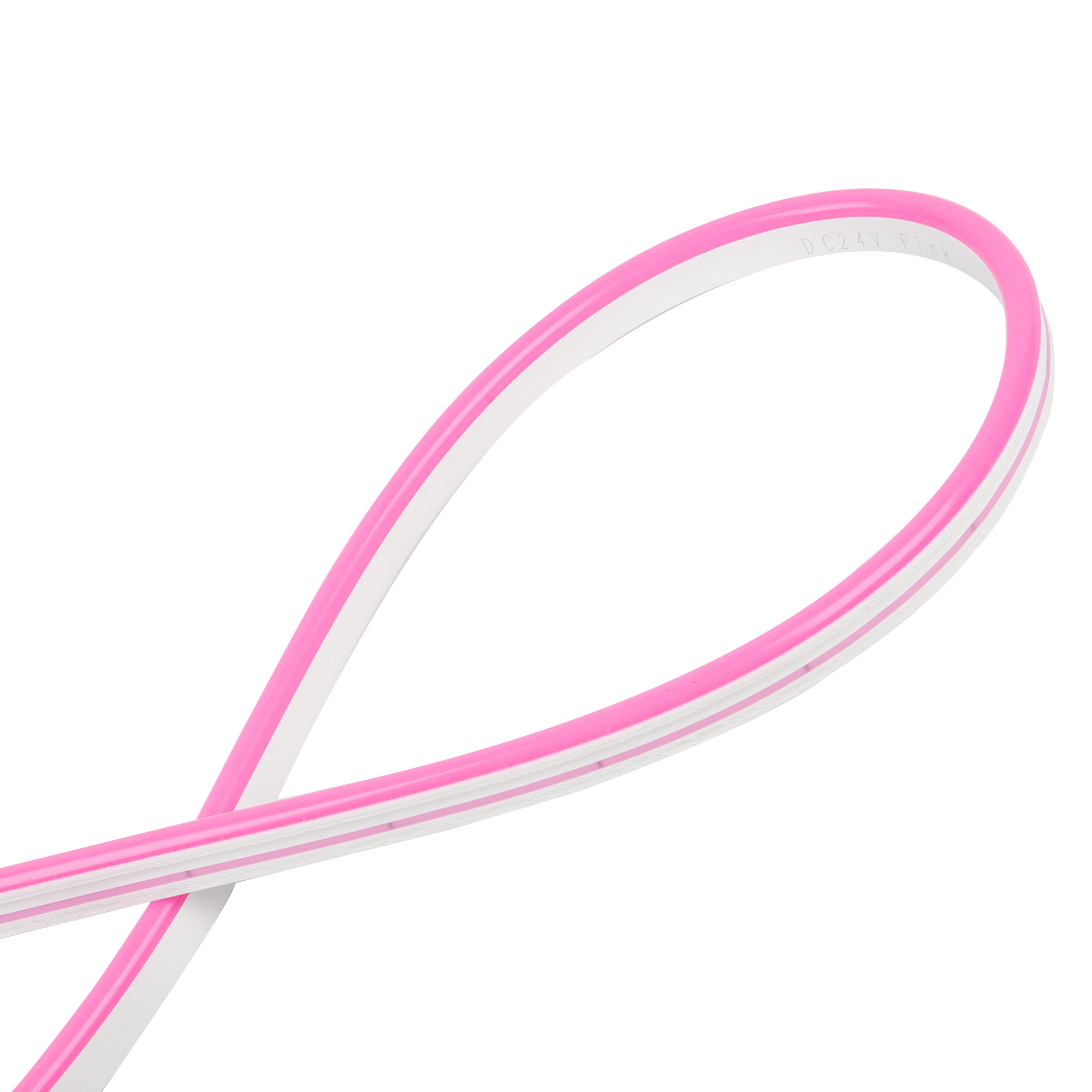 Гибкий неон ULS-N11-2835-120LED/m-8mm-IP67-DC24V-10W/m-15M-PINK
