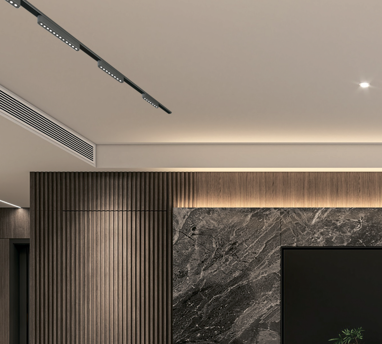 Трековый светодиодный светильник MTR16 1212 12w 4000K spot 36° BL (чёрный) IP20 Jazzway 