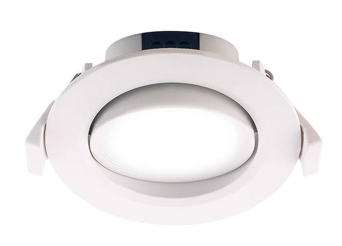 Светодиодный светильник PSP-R 9044 7W 38° круг/поворот White IP40 Jazzway