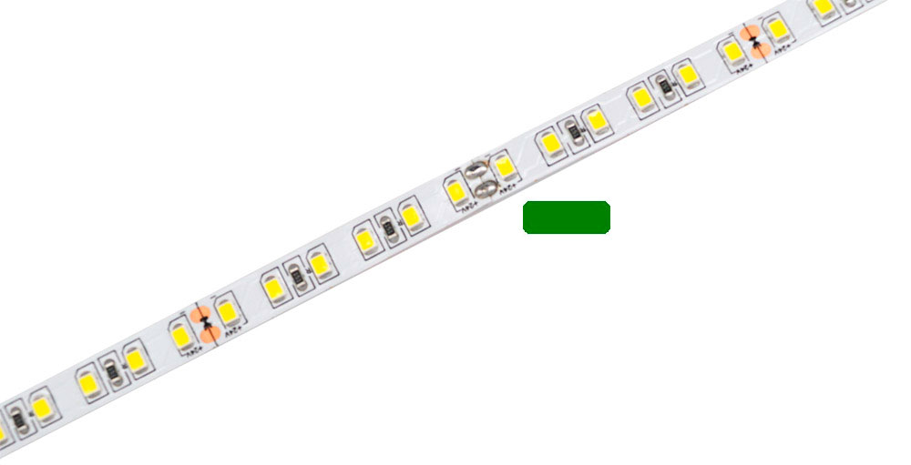 Светодиодная лента EL 2835/120 Green (зеленый) 12V IP20 9,6W/м LUX, 5м