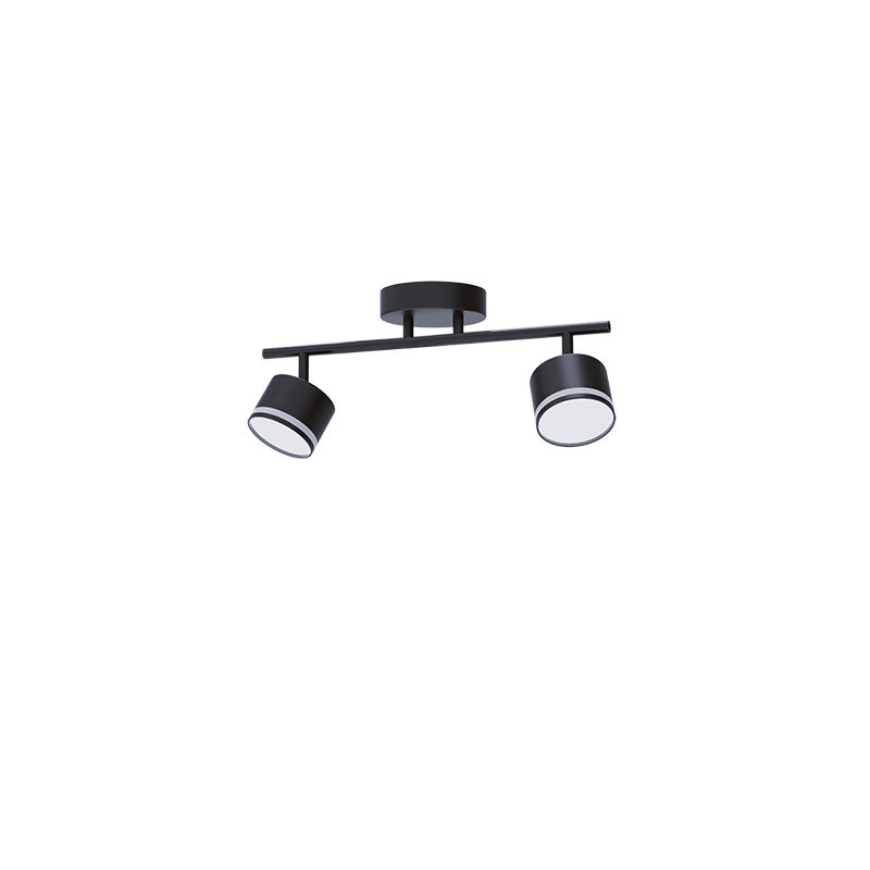 Светодиодный светильник под лампу PCL 0702 2xGX53 BL 230V IP20 Jazzway