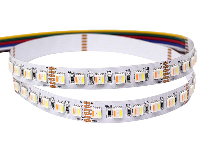 Светодиодная лента 5м, LP 5050/96 RGB+CCT шир.12mm IP20 24V 26,2 Вт/м