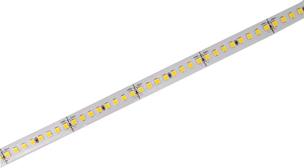 Светодиодная лента 5м LP 2835/176 3000K WW IP20 24V LUX160 16 Вт/м