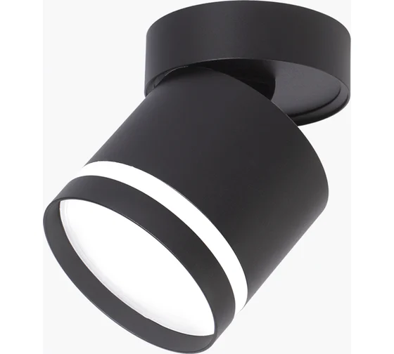 GX53-105B светильник НАКЛАДНОЙ черный LEDS POWER