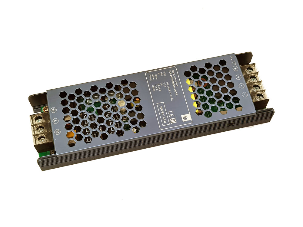 Блок питания ELF-24300BEslim+ADJ-YH 300W 24V IP20 12,5 A