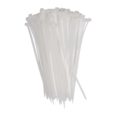 Кабельная стяжка PCT 4,8x200-100WH PA6.6 Jazzway (100 шт/уп)