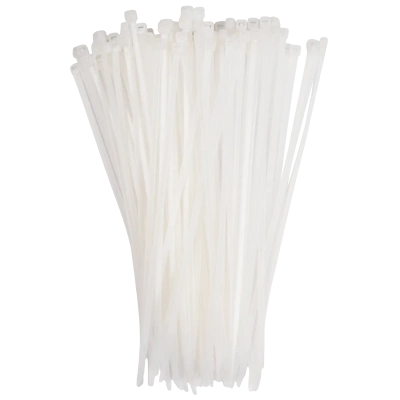 Кабельная стяжка PCT 3,6x180-100WH PA6.6 Jazzway (100 шт/уп)