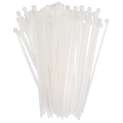 Кабельная стяжка PCT 2,5x100-100WH PA6.6 Jazzway (100 шт/уп)