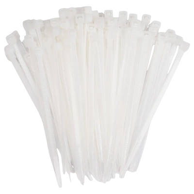 Кабельная стяжка PCT 3,6x100-100WH PA6.6 Jazzway (100 шт/уп)