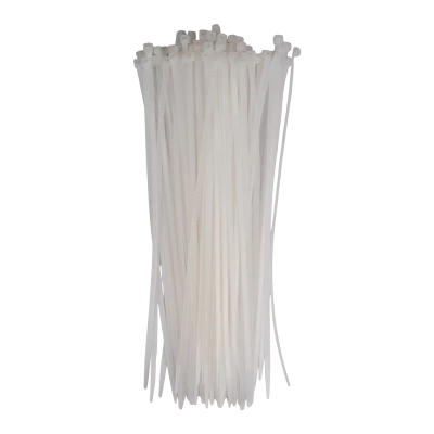 Кабельная стяжка PCT 4,8x300-100WH PA6.6 Jazzway (100 шт/уп)