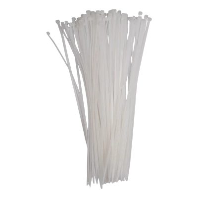 Кабельная стяжка PCT 4,8x350-100WH PA6.6 Jazzway (100 шт/уп)