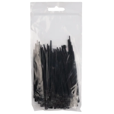 Кабельная стяжка PCT 3,6x100-100BL PA6.6 Jazzway (100 шт/уп)