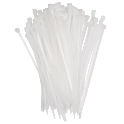 Кабельная стяжка PCT 3,6x150-100WH PA6.6 Jazzway (100 шт/уп)