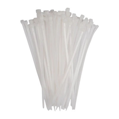 Кабельная стяжка PCT 4,8x180-100WH PA6.6 Jazzway (100 шт/уп)